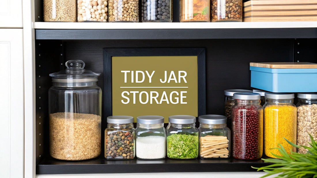 Glass Jar Food Storage Tips for a Tidy Kitchen